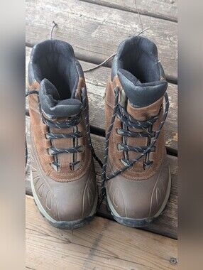 COUGAR Brown and Black Waterproof Outdoor Boots